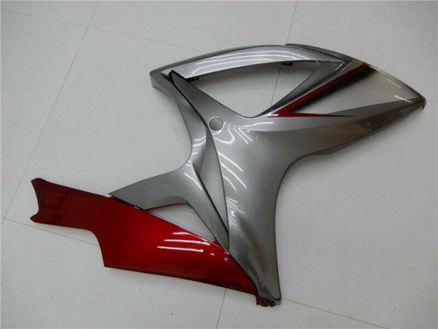 Rojo Plata Carenado Moto Suzuki GSXR 600 / 750 K6 2006-2007 Rojo Plata Carenado Moto Suzuki GSXR 600 / 750 K6 2006-2007