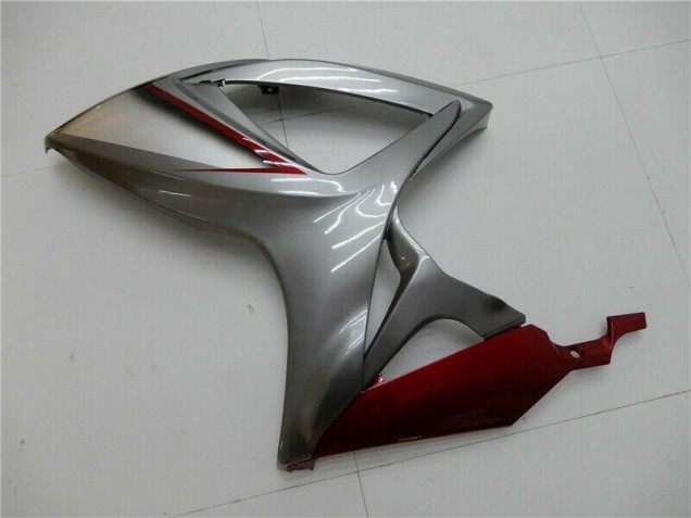 Rojo Plata Carenado Moto Suzuki GSXR 600 / 750 K6 2006-2007 Rojo Plata Carenado Moto Suzuki GSXR 600 / 750 K6 2006-2007