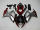 Rojo Plata Carenado Moto Suzuki GSXR 600 / 750 K6 2006-2007 Rojo Plata Carenado Moto Suzuki GSXR 600 / 750 K6 2006-2007