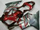 Rojo Plata Kits Completo Carenado Moto ABS Honda CBR 600 F4i 2001-2003 Rojo Plata Kits Completo Carenado Moto ABS Honda CBR 600 F4i 2001-2003
