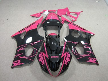 Rosa Negro Carenado Moto Suzuki GSXR 1000 K3 2003-2004