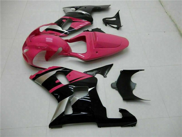 Rosa Negro Carenado Moto Suzuki GSXR 600 / 750 K1 K2 K3 2001-2003 Rosa Negro Carenado Moto Suzuki GSXR 600 / 750 K1 K2 K3 2001-2003