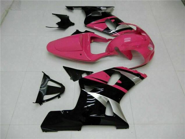 Rosa Negro Carenado Moto Suzuki GSXR 600 / 750 K1 K2 K3 2001-2003 Rosa Negro Carenado Moto Suzuki GSXR 600 / 750 K1 K2 K3 2001-2003