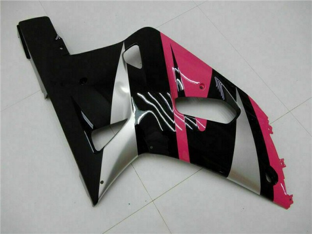 Rosa Negro Carenado Moto Suzuki GSXR 600 / 750 K1 K2 K3 2001-2003 Rosa Negro Carenado Moto Suzuki GSXR 600 / 750 K1 K2 K3 2001-2003