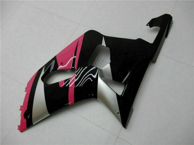 Rosa Negro Carenado Moto Suzuki GSXR 600 / 750 K1 K2 K3 2001-2003 Rosa Negro Carenado Moto Suzuki GSXR 600 / 750 K1 K2 K3 2001-2003