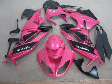 Rosa Negro Monster Carenado Moto Kawasaki ZX6R 2009-2012