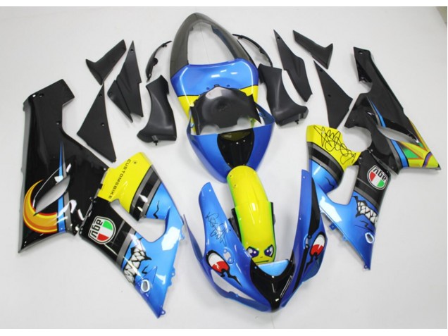 Tiburón Carenado Moto Kawasaki ZX6R 2005-2006 Tiburón Carenado Moto Kawasaki ZX6R 2005-2006