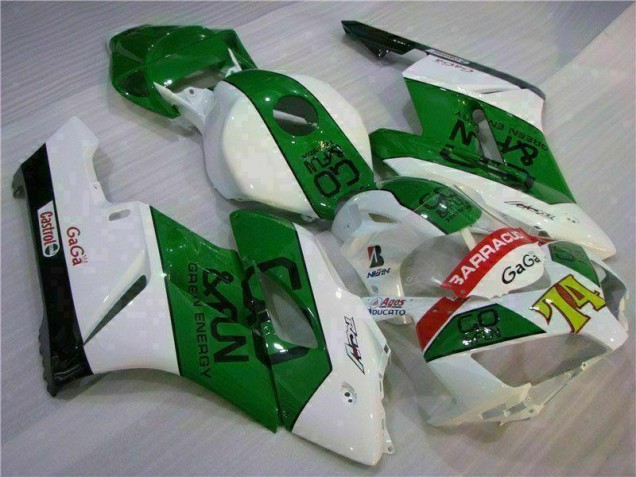 Verde Blanco Carenado Moto Honda CBR 1000 RR 2004-2005 Verde Blanco Carenado Moto Honda CBR 1000 RR 2004-2005