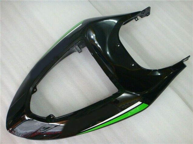 Verde Blanco Negro Carenado Moto Kawasaki ZX6R 2005-2006 Verde Blanco Negro Carenado Moto Kawasaki ZX6R 2005-2006