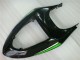 Verde Blanco Negro Carenado Moto Kawasaki ZX6R 2005-2006 Verde Blanco Negro Carenado Moto Kawasaki ZX6R 2005-2006