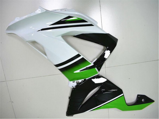 Verde Blanco Negro Carenado Moto Kawasaki ZX6R 2013-2018 Verde Blanco Negro Carenado Moto Kawasaki ZX6R 2013-2018