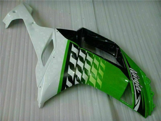 Verde Blanco Ninja Carenado Moto Kawasaki ZX6R 2007-2008 Verde Blanco Ninja Carenado Moto Kawasaki ZX6R 2007-2008
