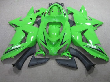 Verde Carenado Moto Kawasaki ZX6R 2013-2018