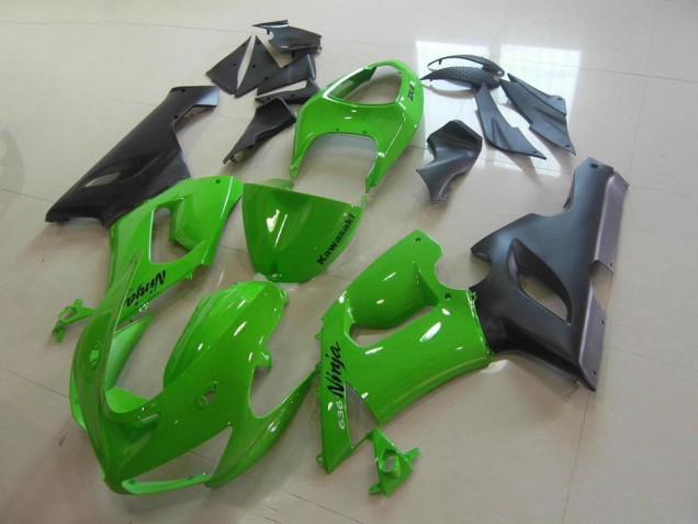 Verde Carenado Moto & Plástico Kawasaki ZX6R 2005-2006 Verde Carenado Moto & Plástico Kawasaki ZX6R 2005-2006