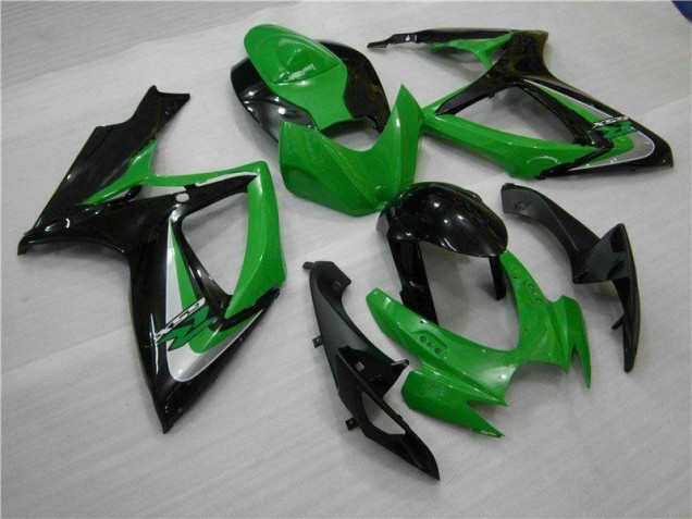 Verde Carenado Moto Suzuki GSXR 600 / 750 K6 2006-2007 Verde Carenado Moto Suzuki GSXR 600 / 750 K6 2006-2007