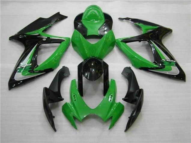 Verde Carenado Moto Suzuki GSXR 600 / 750 K6 2006-2007 Verde Carenado Moto Suzuki GSXR 600 / 750 K6 2006-2007