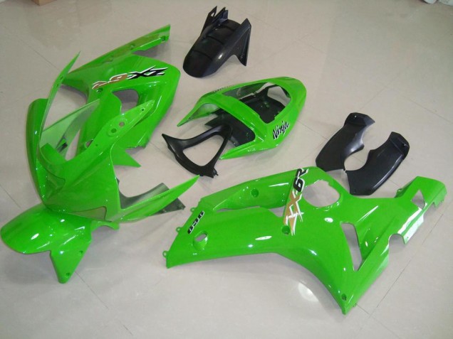 Verde Carenado & Plástico Moto Kawasaki ZX6R 2003-2004 Verde Carenado & Plástico Moto Kawasaki ZX6R 2003-2004