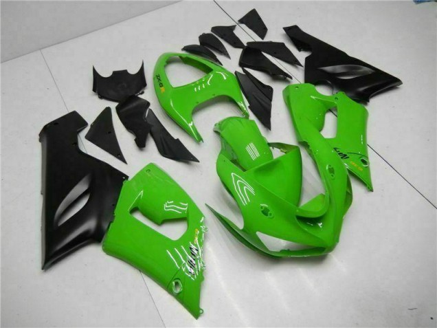 Verde Kits Carenado Moto Kawasaki ZX6R 2005-2006 Verde Kits Carenado Moto Kawasaki ZX6R 2005-2006