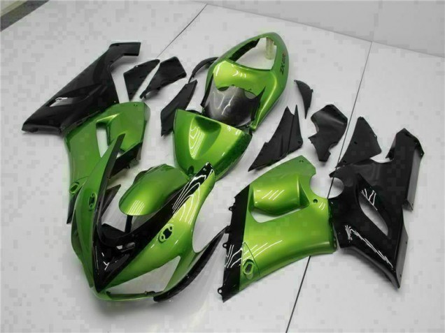 Verde Kits Carenado Moto & Plástico Kawasaki ZX6R 2005-2006 Verde Kits Carenado Moto & Plástico Kawasaki ZX6R 2005-2006