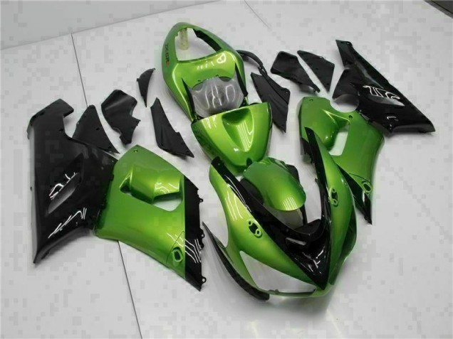 Verde Kits Carenado Moto & Plástico Kawasaki ZX6R 2005-2006 Verde Kits Carenado Moto & Plástico Kawasaki ZX6R 2005-2006