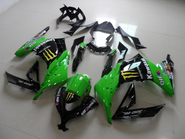Verde Monster Carenado Moto Kawasaki ZX 300R 2013-2016 Verde Monster Carenado Moto Kawasaki ZX 300R 2013-2016