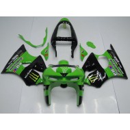 Verde Monster Carenado Moto Kawasaki ZX6R 1998-1999