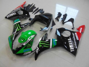 Verde Monster Carenado Moto Yamaha R6 2003-2005