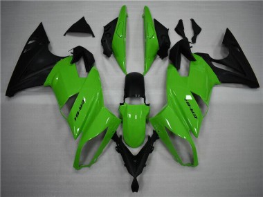 Verde Negro ABS Moto Plástica Kawasaki EX650 2009-2011