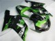 Verde Negro Carenado Moto Suzuki GSXR 600 / 750 K1 K2 K3 2001-2003 Verde Negro Carenado Moto Suzuki GSXR 600 / 750 K1 K2 K3 2001-2003