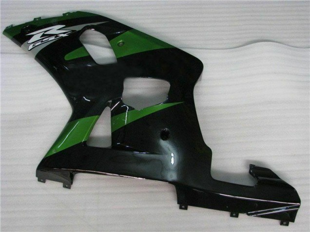Verde Negro Carenado Moto Suzuki GSXR 600 / 750 K1 K2 K3 2001-2003 Verde Negro Carenado Moto Suzuki GSXR 600 / 750 K1 K2 K3 2001-2003