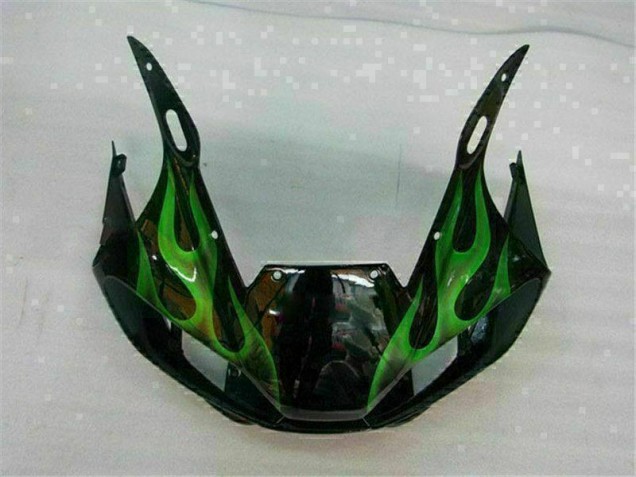 Verde Negro Carenado Moto Yamaha R6 1998-2002 Verde Negro Carenado Moto Yamaha R6 1998-2002