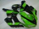 Verde Negro Inyección Kit Carenado Moto Kawasaki ZX6R 2005-2006 Verde Negro Inyección Kit Carenado Moto Kawasaki ZX6R 2005-2006