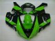 Verde Negro Inyección Kit Carenado Moto Kawasaki ZX6R 2005-2006 Verde Negro Inyección Kit Carenado Moto Kawasaki ZX6R 2005-2006