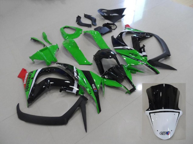 Verde & Negro Kit ABS Carenado Motocicleta Kawasaki ZX10R 2011-2015 Verde & Negro Kit ABS Carenado Motocicleta Kawasaki ZX10R 2011-2015