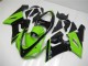 Verde Negro Kit Carenado Inyección Kawasaki ZX6R 2005-2006