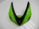Verde Negro Kit Carenado Inyección Kawasaki ZX6R 2005-2006