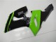 Verde Negro Kit Carenado Inyección Kawasaki ZX6R 2005-2006