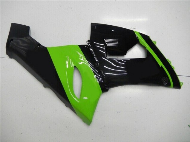 Verde Negro Kit Carenado Inyección Kawasaki ZX6R 2005-2006