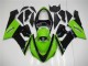 Verde Negro Kit Carenado Inyección Kawasaki ZX6R 2005-2006