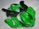Verde Negro Mate Carenado Moto Kawasaki ZX6R 2005-2006 Verde Negro Mate Carenado Moto Kawasaki ZX6R 2005-2006