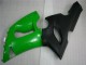 Verde Negro Mate Carenado Moto Kawasaki ZX6R 2005-2006 Verde Negro Mate Carenado Moto Kawasaki ZX6R 2005-2006