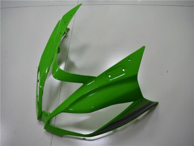Verde Negro Plástica Moto Kawasaki ZX6R 2013-2018 Verde Negro Plástica Moto Kawasaki ZX6R 2013-2018