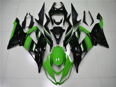 Verde Negro Plástica Moto Kawasaki ZX6R 2013-2018