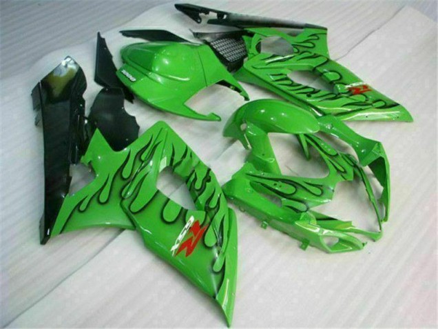Verde Plástico Moto Suzuki GSXR 1000 K5 2005-2006 Verde Plástico Moto Suzuki GSXR 1000 K5 2005-2006