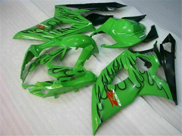 Verde Plástico Moto Suzuki GSXR 1000 K5 2005-2006 Verde Plástico Moto Suzuki GSXR 1000 K5 2005-2006