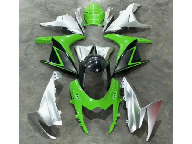 Verde Plata Kits Completo Carenado Moto Suzuki GSXR 600 / 750 K11 2011-2021 Verde Plata Kits Completo Carenado Moto Suzuki GSXR 600 / 750 K11 2011-2021