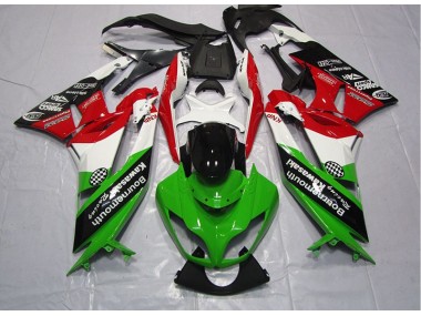 Verde Rojo Carenado Moto Kawasaki ZX6R 2009-2012